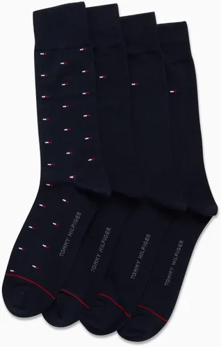 Miniatura 4 de Tommy Hilfiger Calcetines de vestir para hombre, calcetines ligeros y cómodos (paquete de 4)