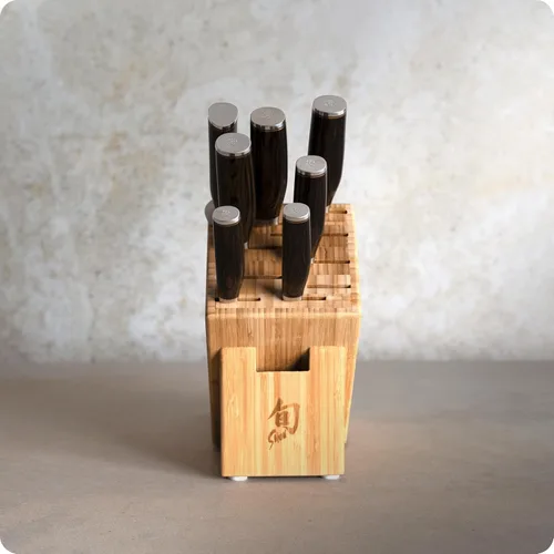 Miniatura 6 de Shun Premier - Juego de bloques profesionales de 8 piezas, cuenta con 6 cuchillos Shun Premier, acero de afilado y bloque de cuchillos de bambú