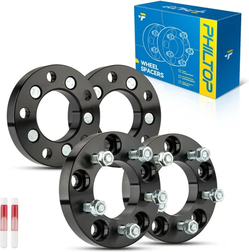 Miniatura 40 de PHILTOP Espaciador de rueda de 4 x 4 de 2 pulgadas, espaciadores de rueda centrados en las lengüetas para Polaris Trail Boss 330 2003-2013, Trail