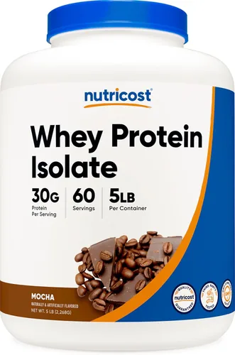 Miniatura 9 de Nutricost Polvo aislado de proteína de suero (vainilla) 2LBS