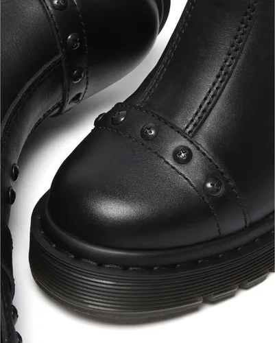 Miniatura 6 de Dr. Martens Botas Chelsea de cuero con tacón acampanado y arnés Spence para mujer