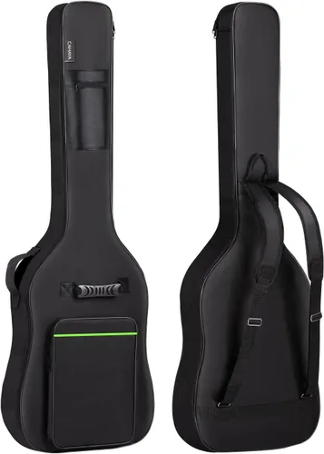 Miniatura 8 de CAHAYA Funda para Guitarra Acústica con Acolchado de 0.35 Pulgadas de Grosor para Guitarras Acústicas de 40 41 42 Pulgadas Impermeable con Correa