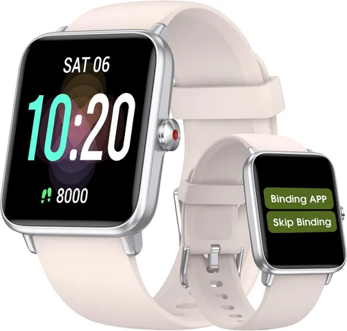 Miniatura 9 de DAVIKO Reloj podómetro, apto para personas mayores, no requiere aplicación/teléfono, reloj de seguimiento de actividad física impermeable con Rosa