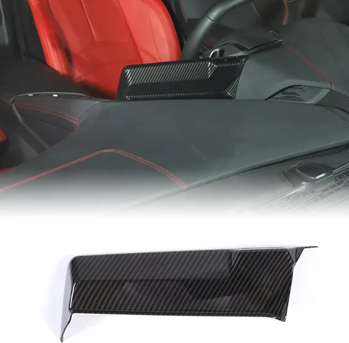 Miniatura 9 de CHEAYAR Funda de cargador de teléfono con patrón de fibra de carbono compatible con Chevrolet Corvette C8 2020-2023, funda de carga inalámbrica