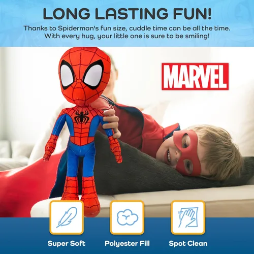 Miniatura 3 de Jay Franco Marvel Spidey and His Amazing Friends Spiderman Pillow Buddy - Microfibra de poliéster súper suave, 17 pulgadas