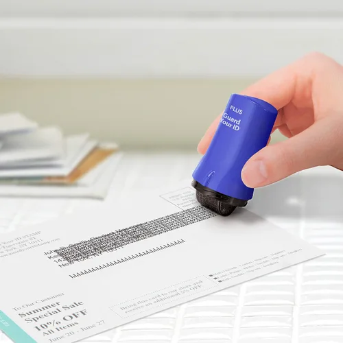 Miniatura 5 de Rodillo avanzado para prevención de robo de identidad y protección de privacidad personal de Guard Your ID, azul, estándar
