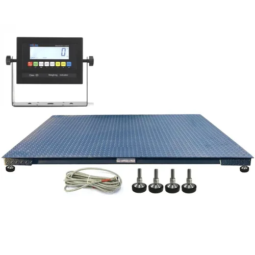 Miniatura 9 de SellEton SL-700-2x2 - Básculas de suelo con indicador digital para envío de almacén y pesaje industrial resistente