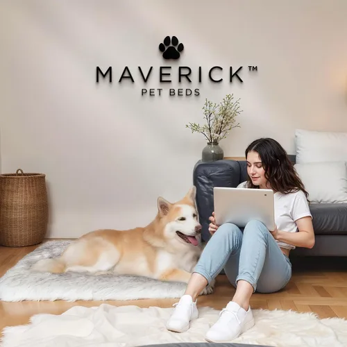Miniatura 6 de MAVERICK Cama ortopédica para perro de alta calidad, con espuma viscoelástica de alta calidad, superficie de sueño de piel sintética de lujo, forro