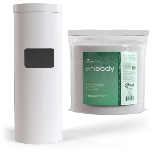 Miniatura 11 de Wipex Embody Body Wipes - Paño grande a base de plantas con aceite de árbol de té para una limpieza rápida, ideal para atletas, yoga, gimnasio