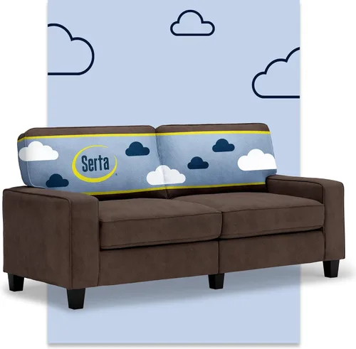 Miniatura 21 de Serta Palisades Sofás Tapizados para Sala, Sofá de Diseño Moderno, Tela, Beige