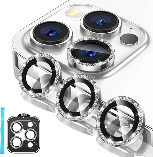 Miniatura 19 de Tensea Protector de lente de cámara Compatible para iPhone 17 Pro Max/17 Pro/15 Pro Max/15 Pro/16 Pro Max/16 Pro/14 Pro Max/14 Pro, Cubierta