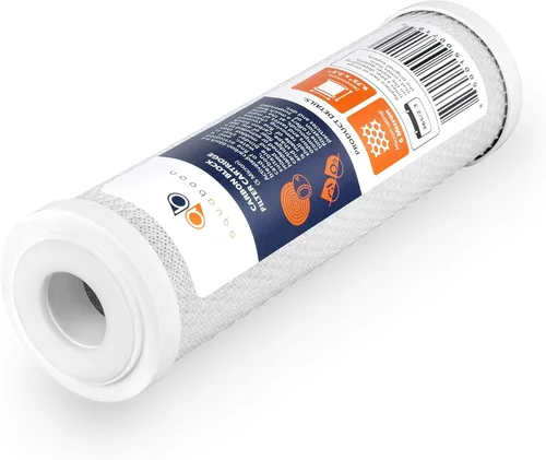 Miniatura 2 de Aquaboon Juego de 2 cartuchos de filtros de agua de 5 micrones, 10 x 2.5 pulgadas, compatible con WHKF-WHWC, P5, WHKF-GD05