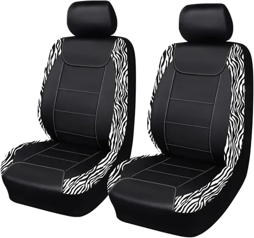 Miniatura 16 de Fundas para asientos de coche Flying Banner, protectoras, impermeables, de cuero sintético con fibra de carbono para asientos delanteros y traseros