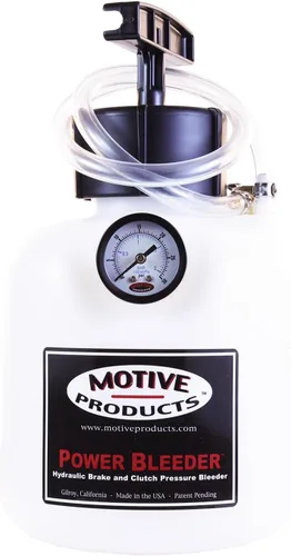 Miniatura 2 de Motive Products 0106 Power Bleeder Tanque de 2 cuartos con manguera y adaptador, compatible con Mustang modelo Mid-Late