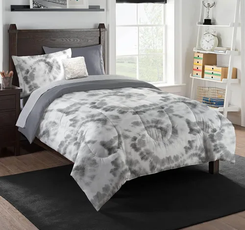 Miniatura 11 de Northwest Classics Dino Discovery - Juego de ropa de cama de 6 piezas que brilla en la oscuridad, ropa de cama para todas las estaciones para niñas