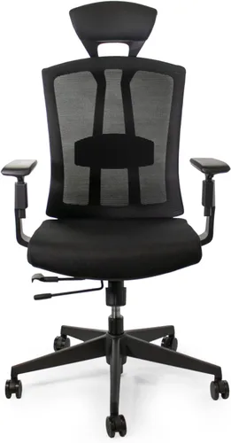 Miniatura 9 de SUNLINE Elevate - Silla de oficina - Sistema de soporte lumbar ergonómico y ajustable con base de aluminio - Reposacabezas de malla curva 4D