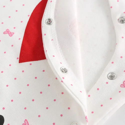 Miniatura 6 de Conjunto de 4 pijamas para bebés y niñas de una sola pieza de algodón para recién nacidos, conjunto de 4