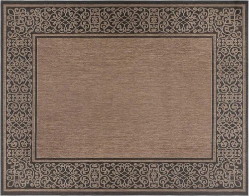 Miniatura 40 de Gertmenian Alfombra de Área Clásica de Tejido Plano para Interiores y Exteriores, Alfombra Resistente a Manchas y Rayos UV, Terraza, Patio, Junto a