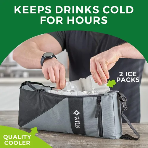 Miniatura 4 de Falcona Wild Bolsas de hielo para bolsas de golf – Mantiene las bebidas frías durante horas – Se adapta a la mayoría de enfriadores de bolsas