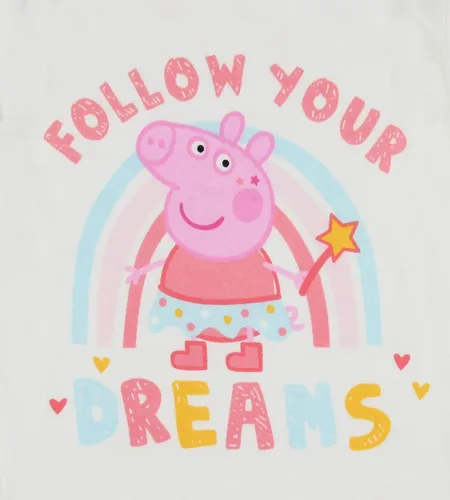 Miniatura 3 de Peppa Pig - Pijama para niñas pequeñas, conjunto de pijama de 2 piezas para niños, Multi colorido