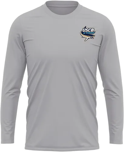 Miniatura 369 de Camisa deportiva de manga larga oficial de la NCAA Collegiate para hombre, con logotipo en el pecho izquierdo, colección Athletic Heather