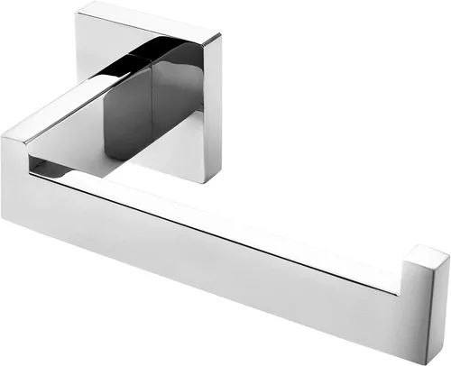 Miniatura 12 de HITSLAM Soporte de Papel Higiénico Negro Mate para Montar en Pared Premium de Acero Inoxidable 304 Soporte Cuadrado de Rollo de Papel Higiénico