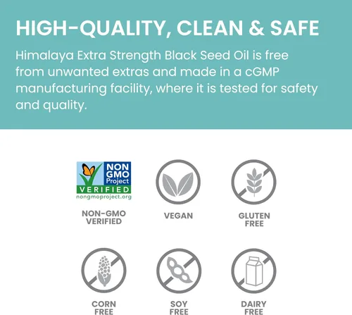 Miniatura 5 de Himalaya Aceite de semilla negra extra fuerte, prensado en frío y sin refinar, 1.5% de timoquinona (69 mg por TSP), 8 onzas