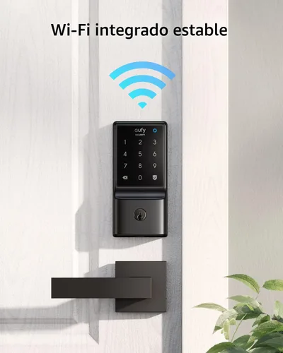 Miniatura 3 de eufy Security Smart Lock C210, Cerradura de Puerta de Entrada sin Llave, Cerradura de Seguridad WiFi Integrada, Cerradura de Puerta Inteligente, No