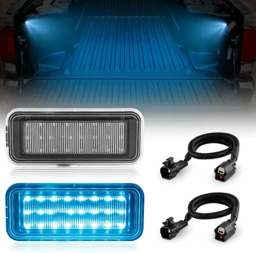 Kit de iluminación LED azul hielo para camión, 2 unidades, para cajuela de automóvil, compatible con Toyota Tacoma 2020 2021 2022 2023