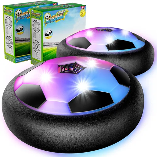 Miniatura 7 de HopeRock Pelota de Fútbol Flotante 3 en 1 Juego de Hockey y Bolos, Juguetes de Interior y Exterior para Niños de 3-12 Años, Juguetes de Exterior