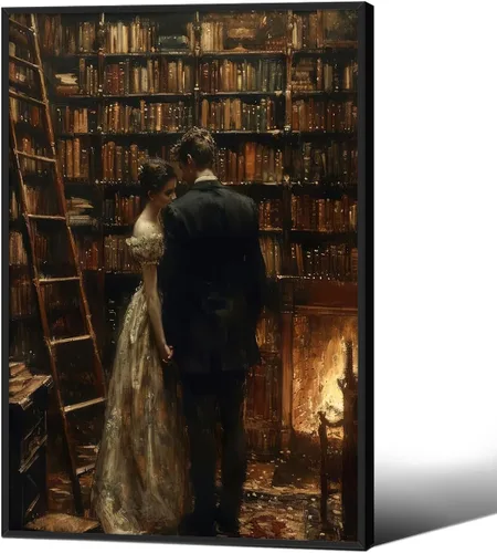 Miniatura 38 de Pósteres vintage de la biblioteca Moody de estilo gótico oscuro, academia estética, arte de pared, libro victoriano antiguo, impresiones en lienzo
