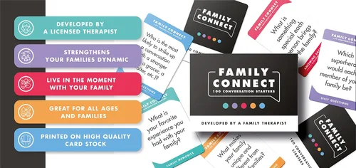 Miniatura 2 de 100 tarjetas de conversación para niños, preguntas atractivas y iniciadores de conversación, juegos de cartas familiares para fortalecer la relación