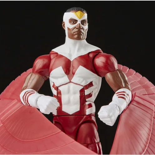 Miniatura 7 de Marvel Legends Series Marvel's Falcon - Figura de acción de 6 pulgadas con embalaje retro juguete, 3 accesorios