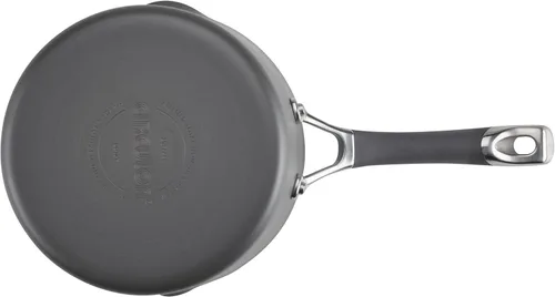 Miniatura 8 de Circulon Radiance - Cacerola antiadherente con revestimiento duro y colador de 3 cuartos de galón, color gris