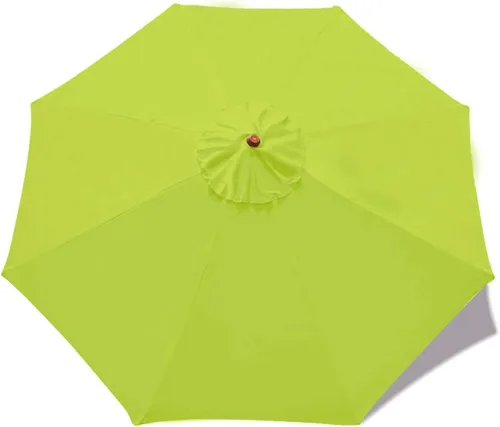 Miniatura 14 de ABCCANOPY - Sombrilla de repuesto para exteriores de 9 pies, apta para patio, con 8 varillas, color caqui