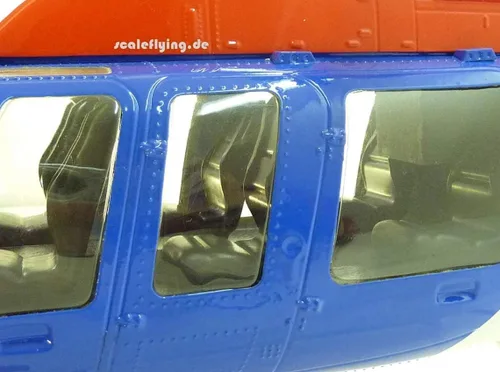 Miniatura 5 de Helicóptero RC 470 Bell ARF News Chopper Fuselaje prepintado versión KIT