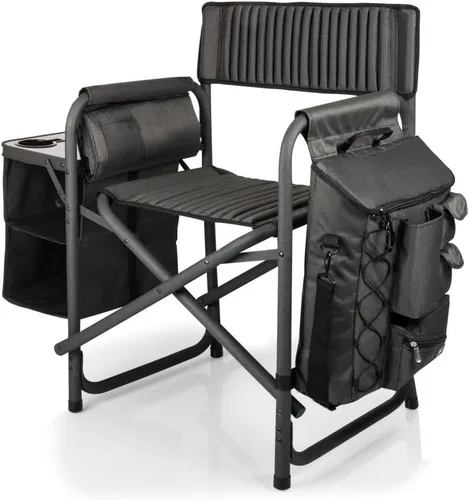 Miniatura 5 de PICNIC TIME NCAA Army Black Knights Fusion - Silla de camping con mesa auxiliar y enfriador suave, silla de playa para adultos, silla de césped