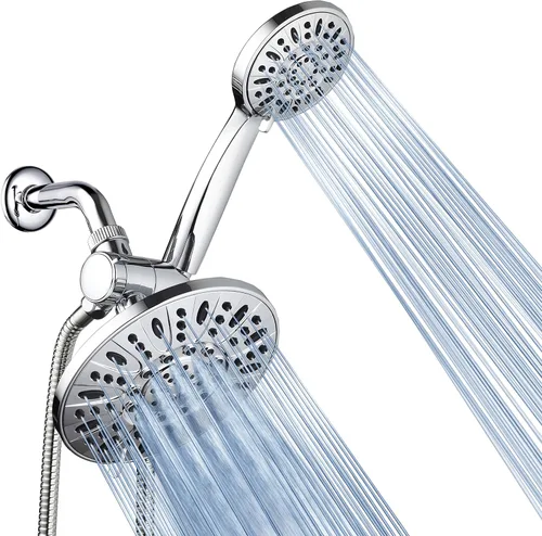 AquaDance - Juego de regaderas con 3 vías de alta presión, de 7 pulgadas. Combina lo mejor de ambos mundos: disfruta de una lujosa regadera tipo