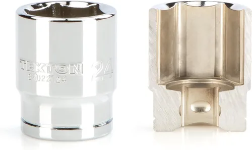 Miniatura 3 de TEKTON - Juego de llaves de vaso de 1/2 pulgada y 6 puntos, 29 piezas (10-38 mm) SHD92010