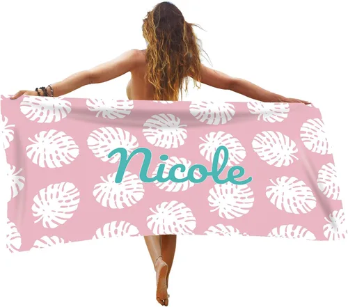 Miniatura 11 de Toalla de playa personalizada de frutas de verano, toallas de playa personalizadas para playa, baño, piscina, manta de sol para niños y adultos