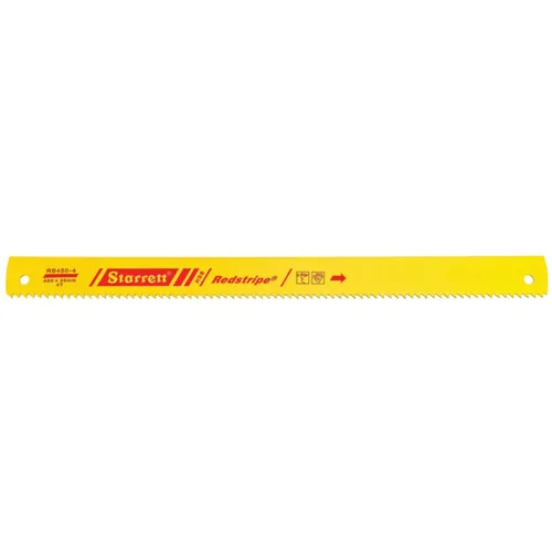 Miniatura 10 de Starrett Redstripe - Hoja de sierra para metales de acero sólido de alta velocidad, ideal para contratistas y comerciantes, grosor de 0.050