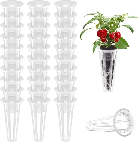 Miniatura 9 de Esponjas de cultivo, cápsulas de inicio compatibles con Aero Garden, cápsulas de recarga para sistema de cultivo hidropónico (100 unidades)