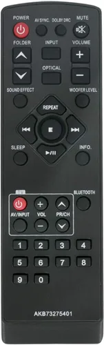 Nuevo mando a distancia reemplazado AKB73275401 para barra de sonido LG Control remoto NB3510A LSB316 HLS36W-NB LSB316 NB3510A SHS36-D HLS36W