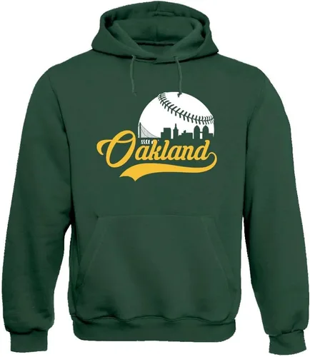 Miniatura 28 de Xtreme Apparrel Cityscape Skyline - Sudadera con capucha para hombre para fanáticos del béisbol