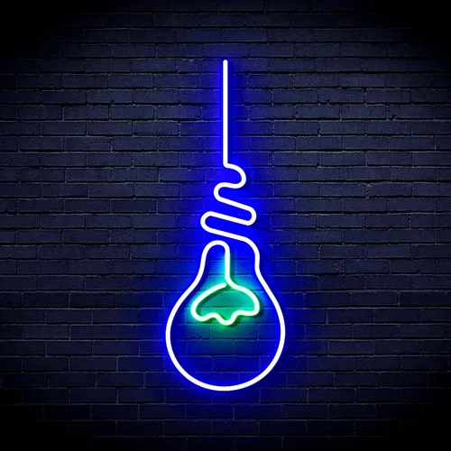 Miniatura 16 de AdvPro Muestra de neón LED de silicona flexible de bombilla - azul - st16s42-fnu0064-b