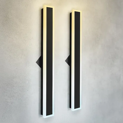 Miniatura 43 de ASD Lámpara LED de montaje en pared de 18 pulgadas de largo, aplique lineal para exteriores e interiores 3CCT, regulable, impermeable