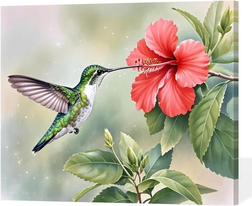 Miniatura 9 de ACANDYL Kit de pintura de flores por números para adultos principiantes pintura por números para adultos, lienzo de clavel, pintura por números