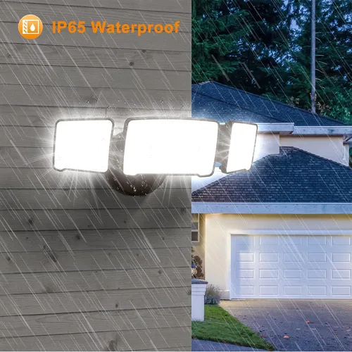 Miniatura 6 de LEPOWER Luces de seguridad LED de 3500 lm del anochecer al amanecer al aire libre, luz de inundación al aire libre de 35 W con fotocélula, 5500 K