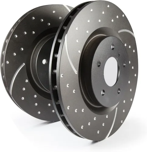 EBC Frenos GD7513 Serie 3GD Rotor deportivo con hoyuelos y ranurados
