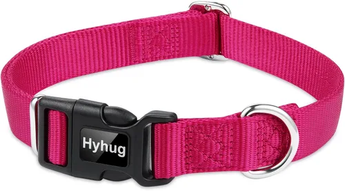 Miniatura 10 de Hyhug Pets - Collar clásico para perros de la colección regular de color sólido (S, negro)